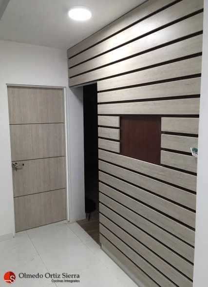 Puerta y Pared En Diseño Moderno