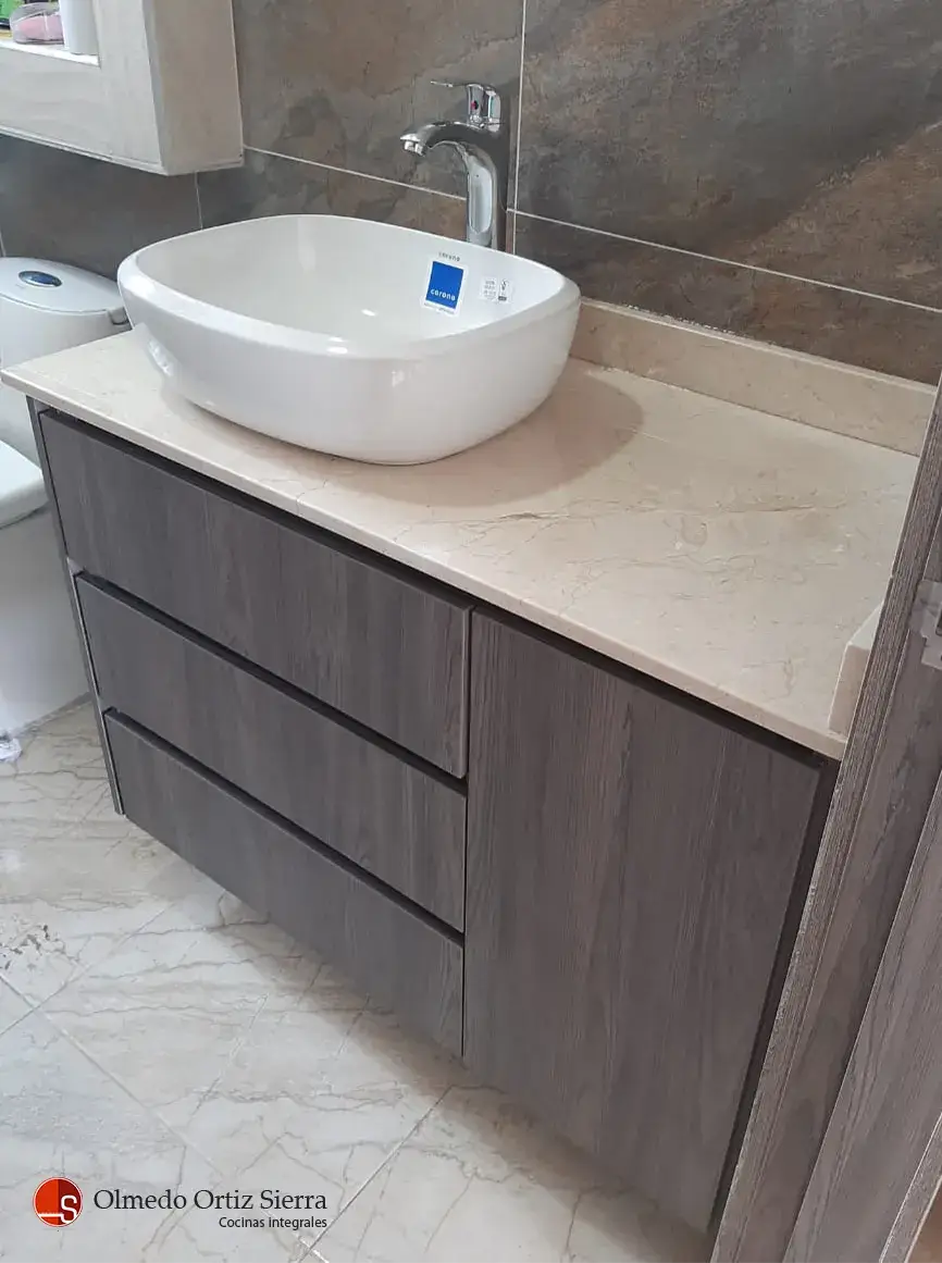 Muebles para baños pequeños